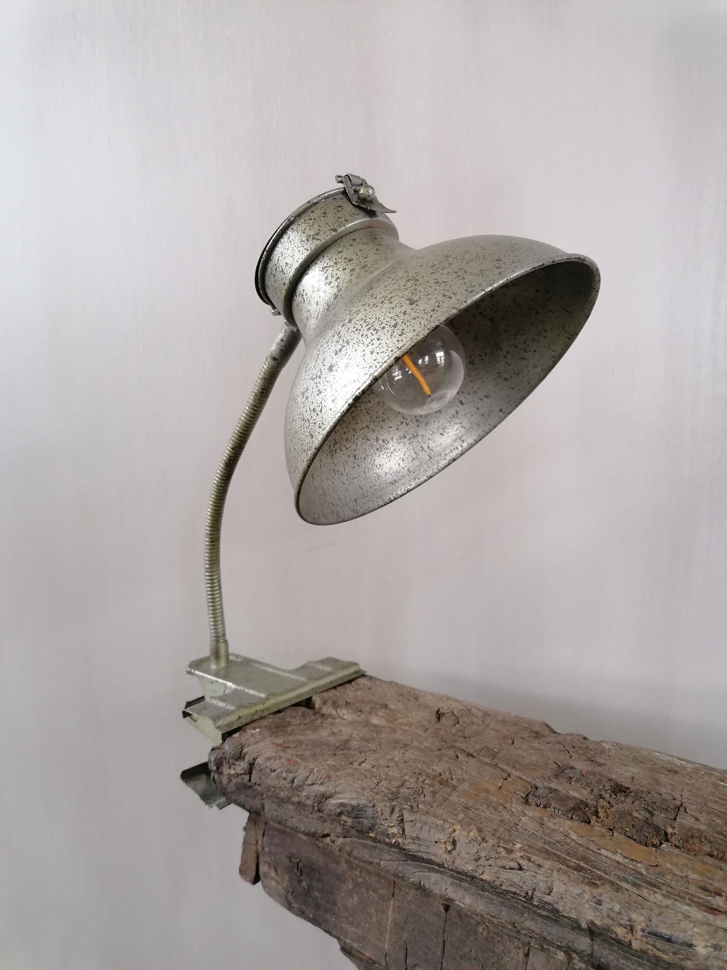 Bureau lamp met klem antiek groen Stoer &amp; Stijlvol